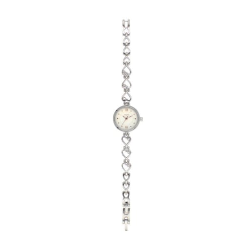 Fragola Nickel-Free Heart Bracelet Watch N04922A-4 SV Women's Silver