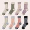 3Pairs Winter Coral Fleece Socks Sleeping Mid Tube Socks Women Kawaii Floor Plush Socks  Winter