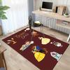 1pc. Beauty and The Beast Theme Rug - Perfect for Home Decor, Office Carpet, Outdoor Use, and Gift Ideas!z041412