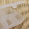1PC Transparent PP Frosted Plastic Pill Storage Box Portable Outdoor Travel 5-Cell Pill Capsule Sorting Storage Organizer