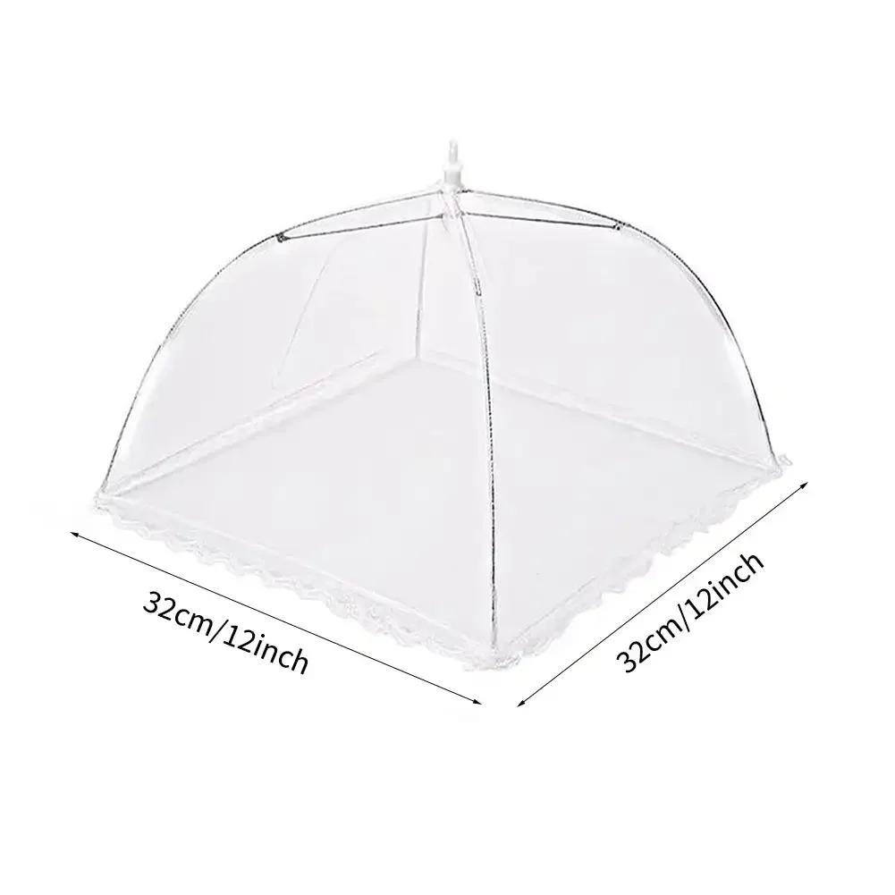 

1 шт. большой чехол для еды, сетчатая палатка для еды, 17-дюймовый выдвижной зонт-экран, кемпинг, пикник, вечеринка, барбекю, складной и многоразовый