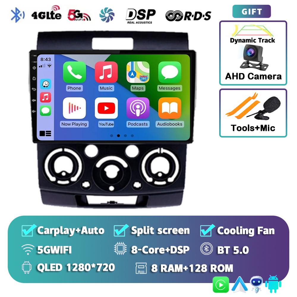 Android 14 Car Radio For Ford Everest Ranger Mazda BT50 BT-50 2006 2007 2008 - 2010 GPS Multimedia Video Player Head Unit Stereo