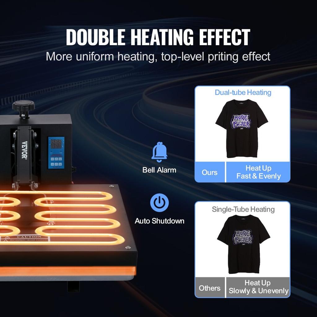 Heat Press Machine 16 X 20 In Sublimation Printer Transfer for DIY T-shirt