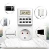 Simple To Use Intelligent Power Socket Featuring Timer Control &Screen For Home Appliance Management Energy Conservation