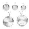 Stainless Steel Camping Cookware Set Foldable Handle Portable Cookware Lightweight Cookware Set For 3 People