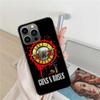 Guns N Roses Phone Case For Apple Iphone 16 15+ 17 Pro Max 14 Plus 16E Air 13 12 Mini Clear Cover Silicone Cute Shell Soft