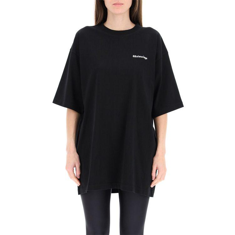 Balenciaga Bb T Shirt 'Black' 641655TJV871070
