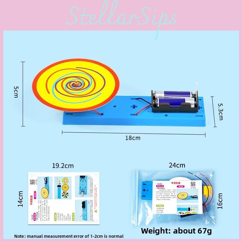 Scientific Experiment Diy Newton Color Wheel Visual Persistence Science Kit For Education And Kids