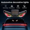 Unique Demon Eye Car Light Solar Eyes LED Light USB Wireless Animated Warning Lights for Windshield Type-c Rechargeable Accessories And Rear Window,