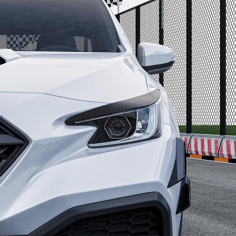 Für Subaru WRX STI VB + Body Kit Auto Scheinwerfer Lampe Augenlider Augenbraue Scheinwerfer Dekoration Auto Styling Zierleiste Außenteil
