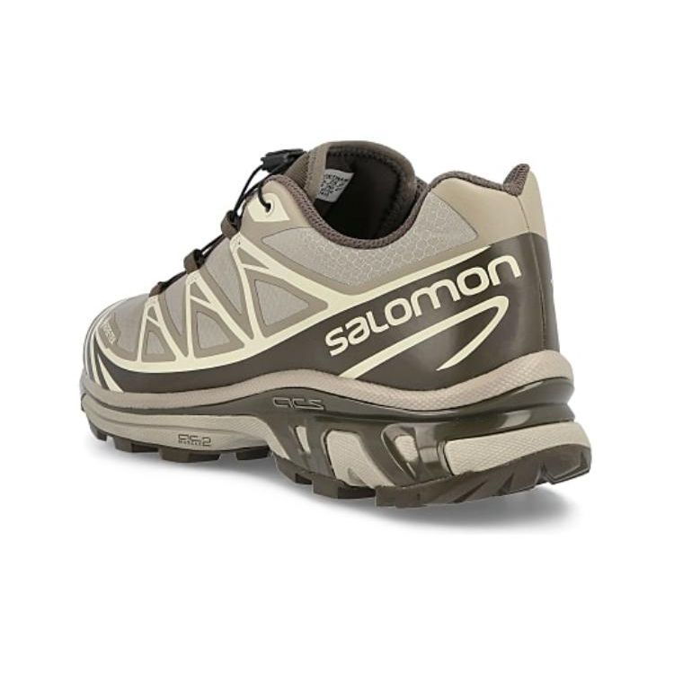 Salomon Xt-6 Gtx Waterproof Low-Top Outdoor Functional Shoes Unisex Shoes Gray Brown 417412