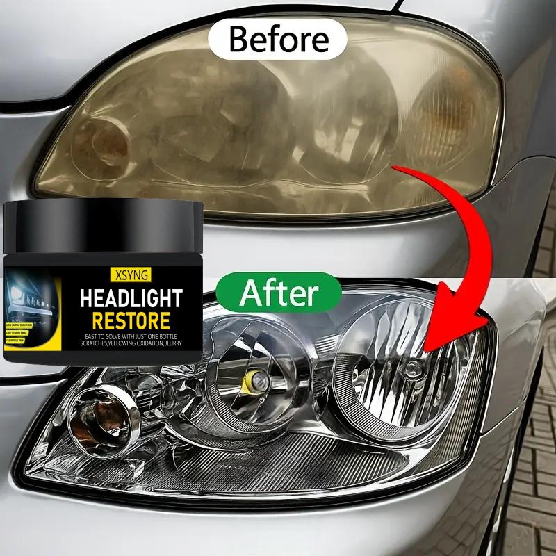Automotive Headlight Repair Agent-removes Yellowing,oxidation,and Haze-lens Polishing and Grinding Materials-effectively Improves Headlight Brightness