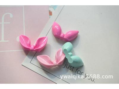 Cute 3D Bow & Rabbit Ears DIY Resin Hairpin for Children