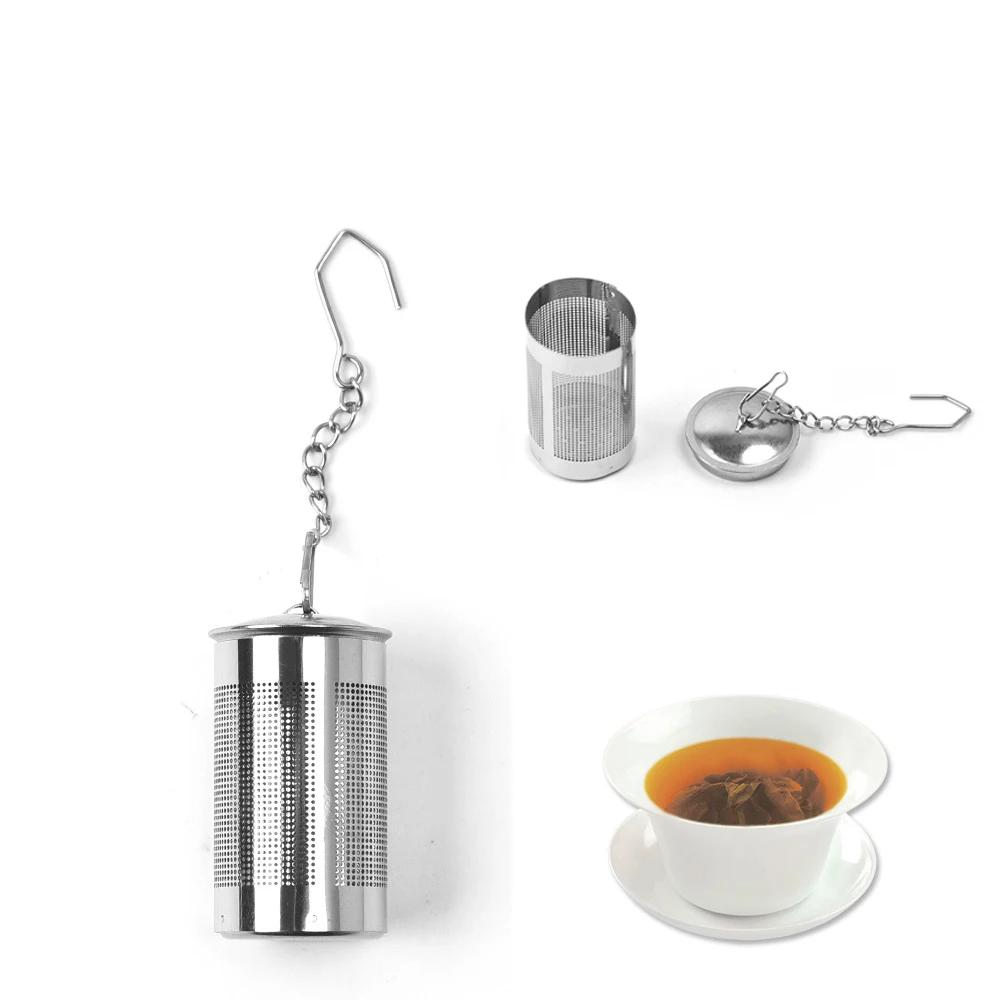1PC Tee-Ei für Gewürzbeutel Edelstahl Teesieb Infusor Teekanne Geschirr Service Kräuterfilter Werkzeuge Teegeschirr Teesieb