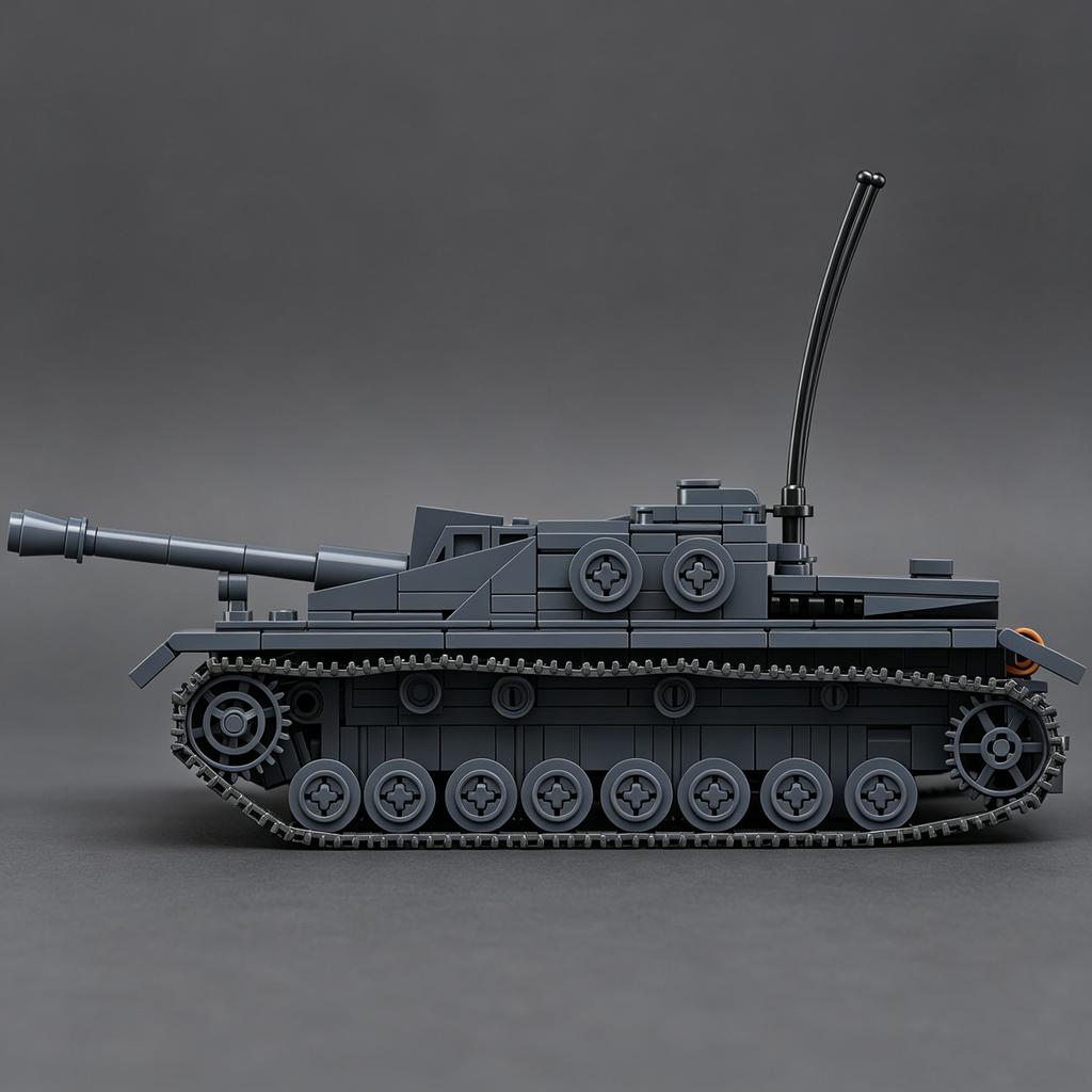 2026 NEW World War II German Panzer IV Assault Gun Building Block Tank Model [1:35 Scale] Boys' Toy