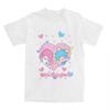 Little Twin Stars Retro Logo Valentine T-Shirt for Men Women Vintage Pure Cotton Tees Short Sleeve T Shirt New Arrival Tops