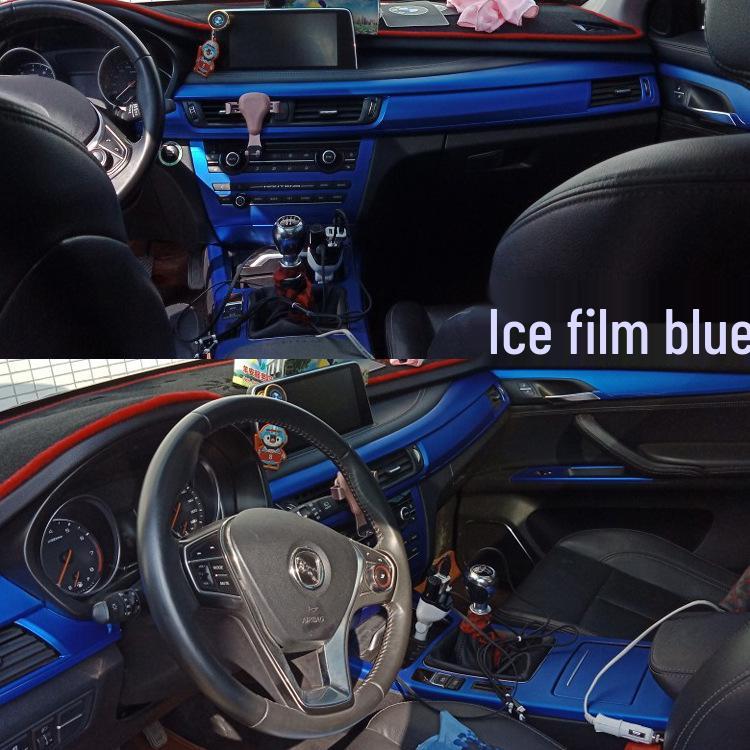 Hanteng X7 Interior Carbon Fiber Protection Stickers for Console and Window Trim