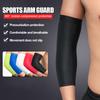 Bracetop Breathable Arm Support Sleeve Sun Uv Protection Basketball Running Gym Fitness Armguards Sports Compression Elbow Pads