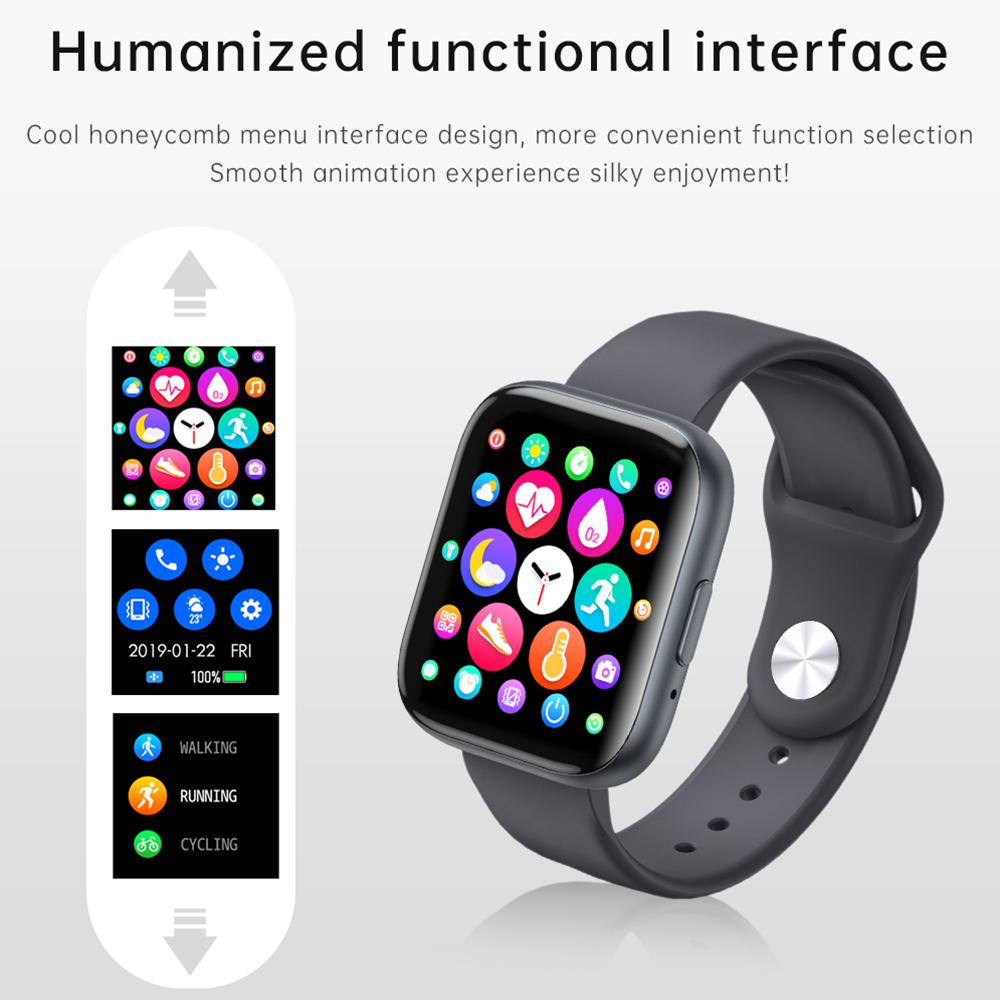 Buy T99 Bluetooth Call Smart Watch Music Magnetic Charging 1.55inch Women  Men Fitness Blood Pressure Smartwatch for Android IOS at affordable prices  — free shipping, real reviews with photos — Joom