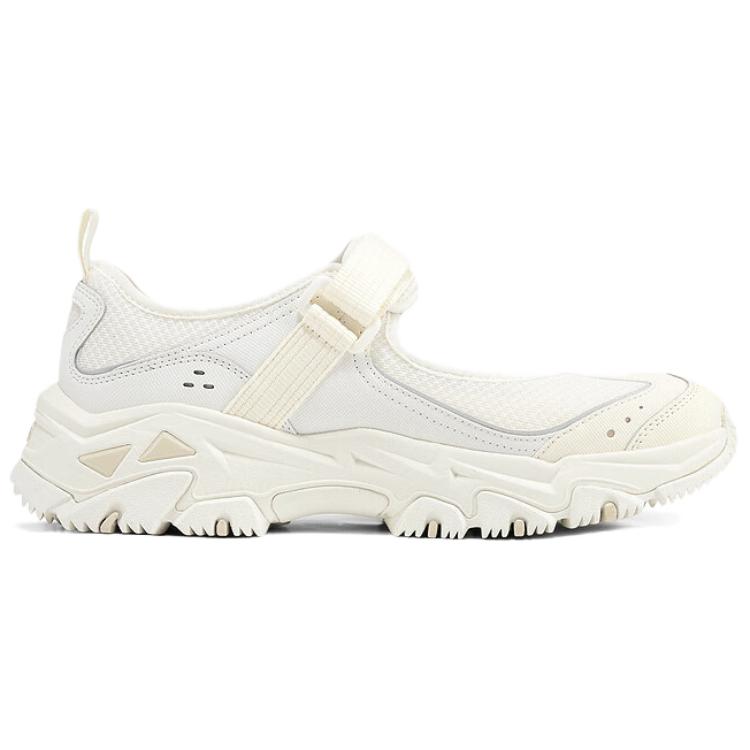 Skechers DLites Hiker Mary Jane Scarpe Donna Bianco Sporco 180211-CRW