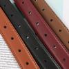 Genuine Leather Cowhide Belt with Retro CD Buckle for Women