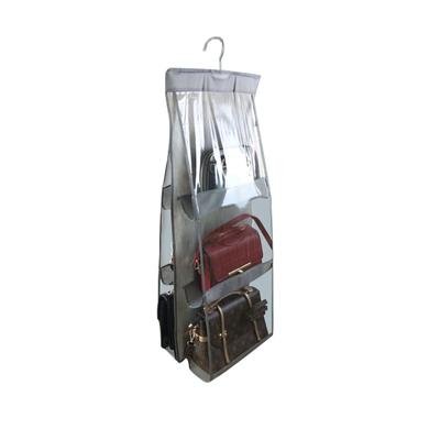 Wall Closet Storage Hanging Bag Hanging Handbag Purse Organizer Double Sided Thickened Storage Bag