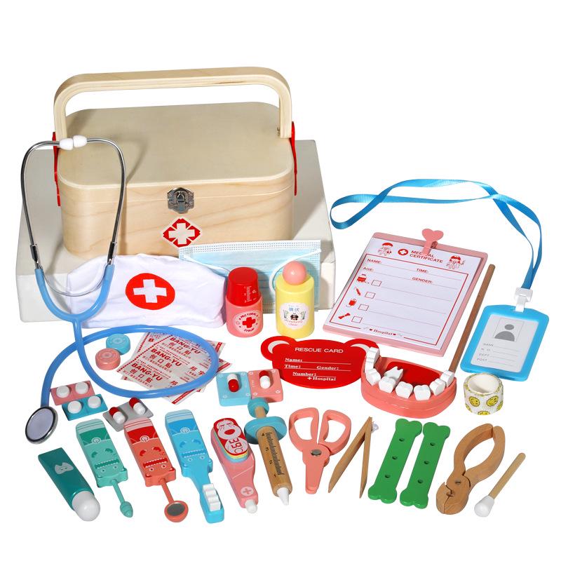 Kids' Doctor Playhouse Set: Medical Role Play Kit with Stethoscope, Injection, for Boys & Girls