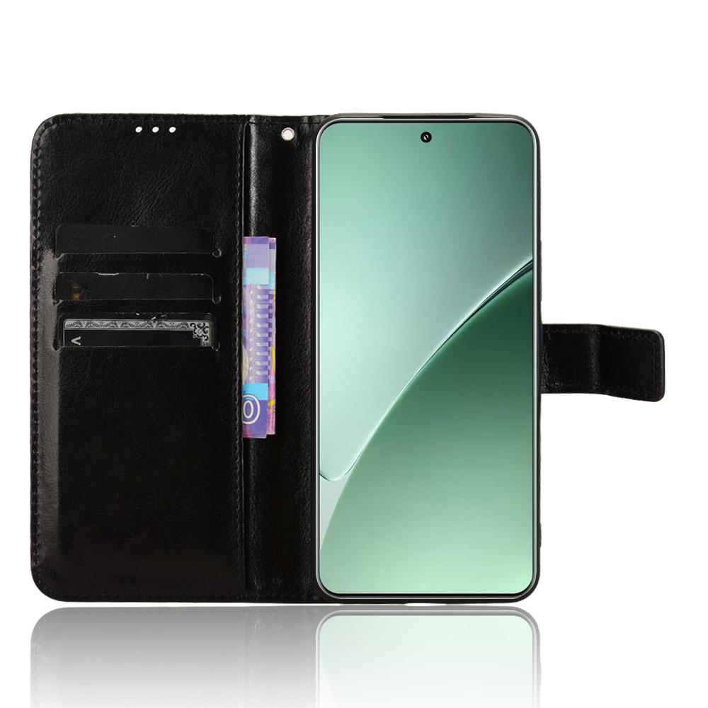 For Xiaomi 15 Case Crazy Horse Texture PU Leather Phone Wallet Cover