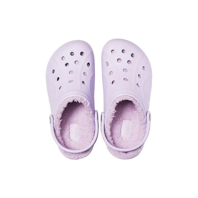 Crocs Baya EVA Warm Cotton Comfortable Lightweight Beach Sandals Unisex sandals Light-Purple 205969-50P