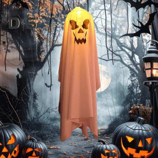 Halloween Ghost Decorations Outdoor Glowing Ghost Decoration Spooky Haunted House Ghost Prop Halloween Yard Decor