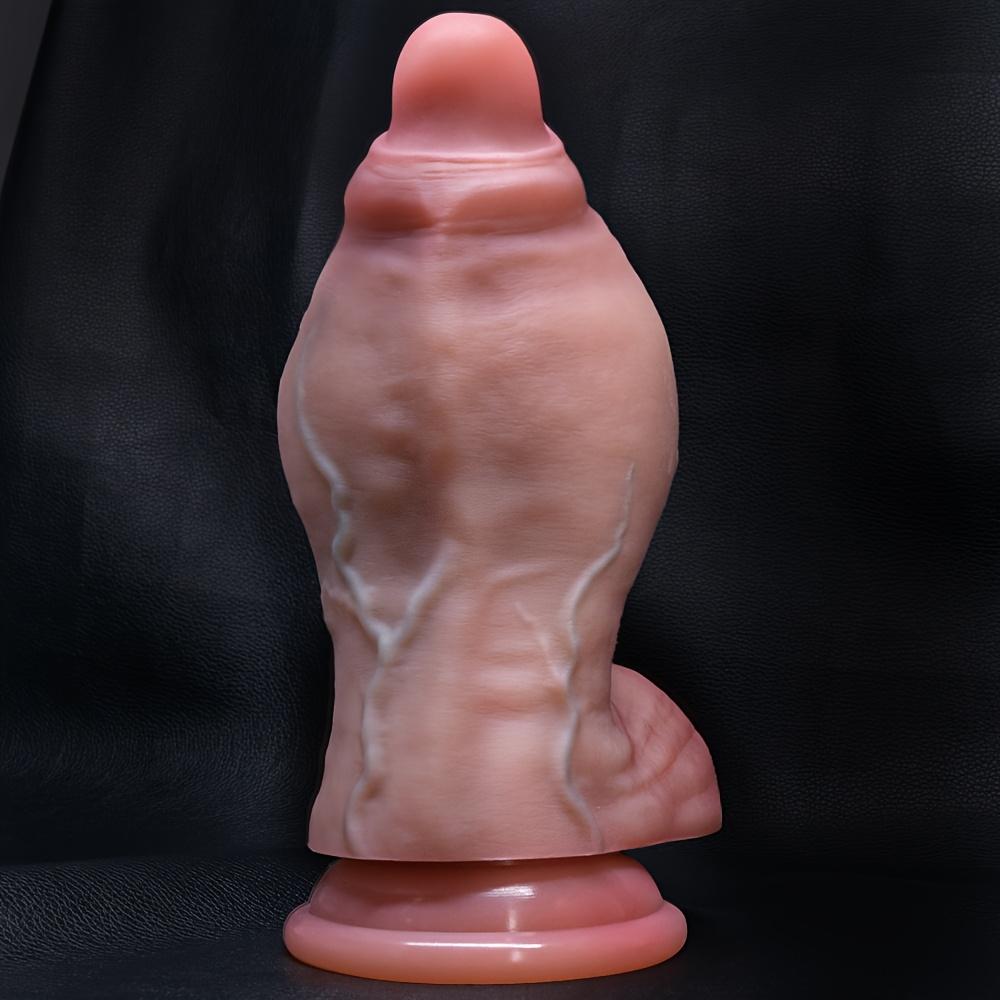 Dildo XXL Realist Extra Gros de 11cm, Penis Super Lat din Silicon Lichid cu Ventuză Puternică, Dildo Mare Ultra-Moale pentru Joc Anal și Vaginal, Bărbați Femei