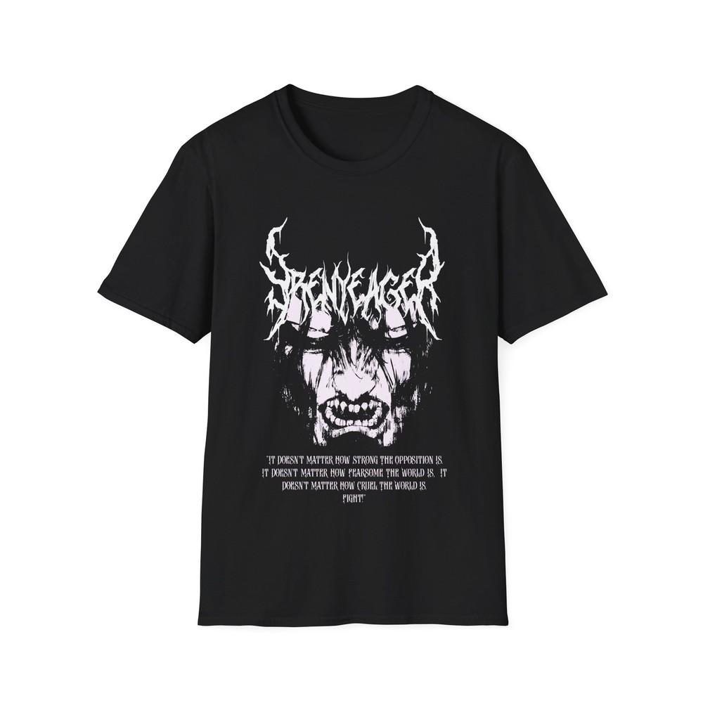 Attack On Titan Eren Yeager Anime Unisexga Unisex Softstyle Tshirt S