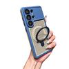 Applicable To Samsung S26Ultra Mobile Phone Case, Armor, Fine Hole Mesh Bracket S26 Magnetic Charging S25U Protective Case