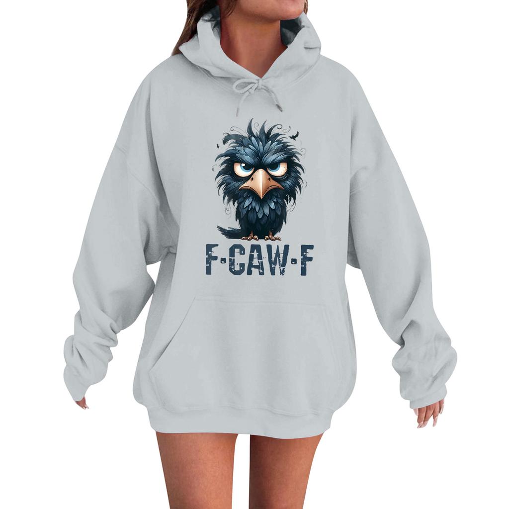 Women's Fashion Casual Long Sleeve Loose  Printed Sweatshirt