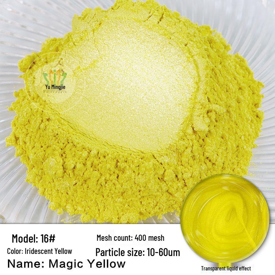 120 Color Chameleon Pearlescent Mica Powder for Epoxy Resin, Paint, and Watercolor