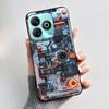 Phone Casing For ZTE Blade A75 4G Case Z2359 Luxury Dragon Cute Cool Boys Girls Black Matte Soft Silicone Protective Back Cover
