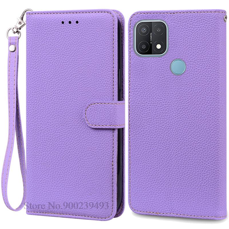 For OPPO A15 Case OPPO A15S Cover Silicone Wallet Flip Cover For OPPO A15 CPH2185 A15S CPH2179 Phone Case Leather Coque Fundas