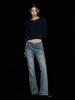 Disembeoten Soft Crop Knit Navy