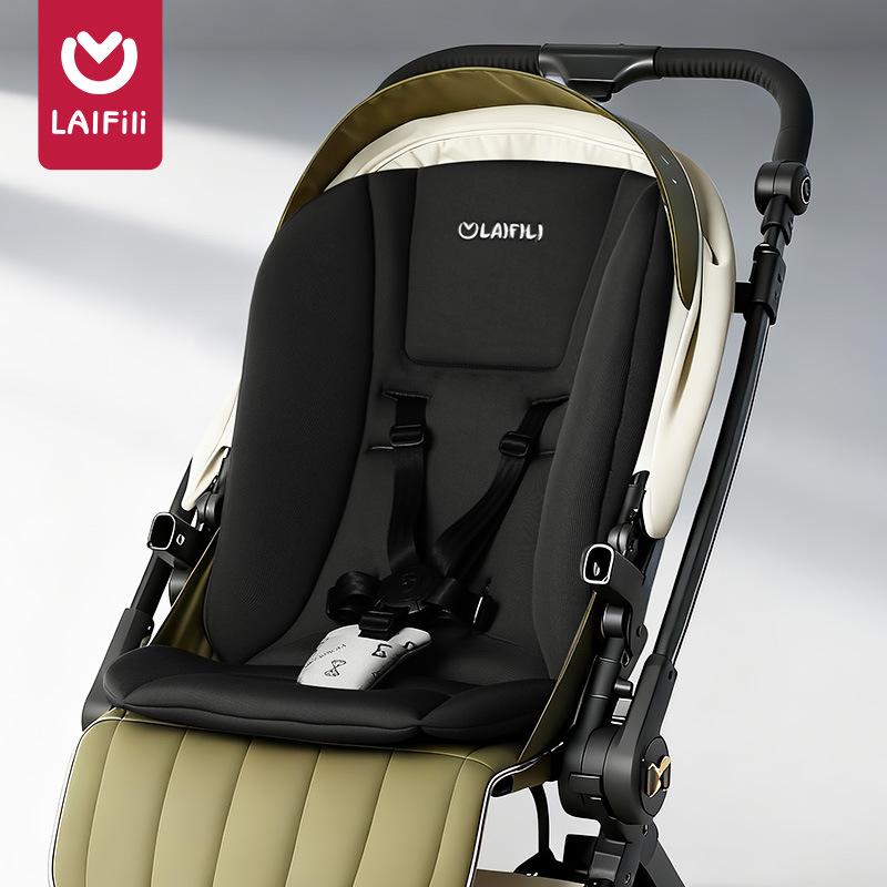 Stroller Spine Support Cushion: Thick Padded Baby Seat for High Chairs, All-Season Comfort