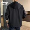 JEEP SPIRIT Men's Hooded Business Casual Jacket 1208