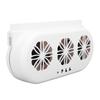 Solar Powered Car Exhaust Fan 5000RPM   Circulation Vehicle Cooling Vent Fan with USB Interface