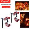 Ladybug Solar String Lights Outdoor Garden Decor With Led Bulbs For Patio And Yard