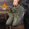 Men's snow boots winter velvet thickened warm men's cotton shoes high-top thick-soled Martin cotton boots casual tooling cotton boots