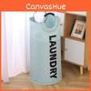 Round Portable Collapsible Laundry Basket Oxford Cloth Waterproof Bag Storage