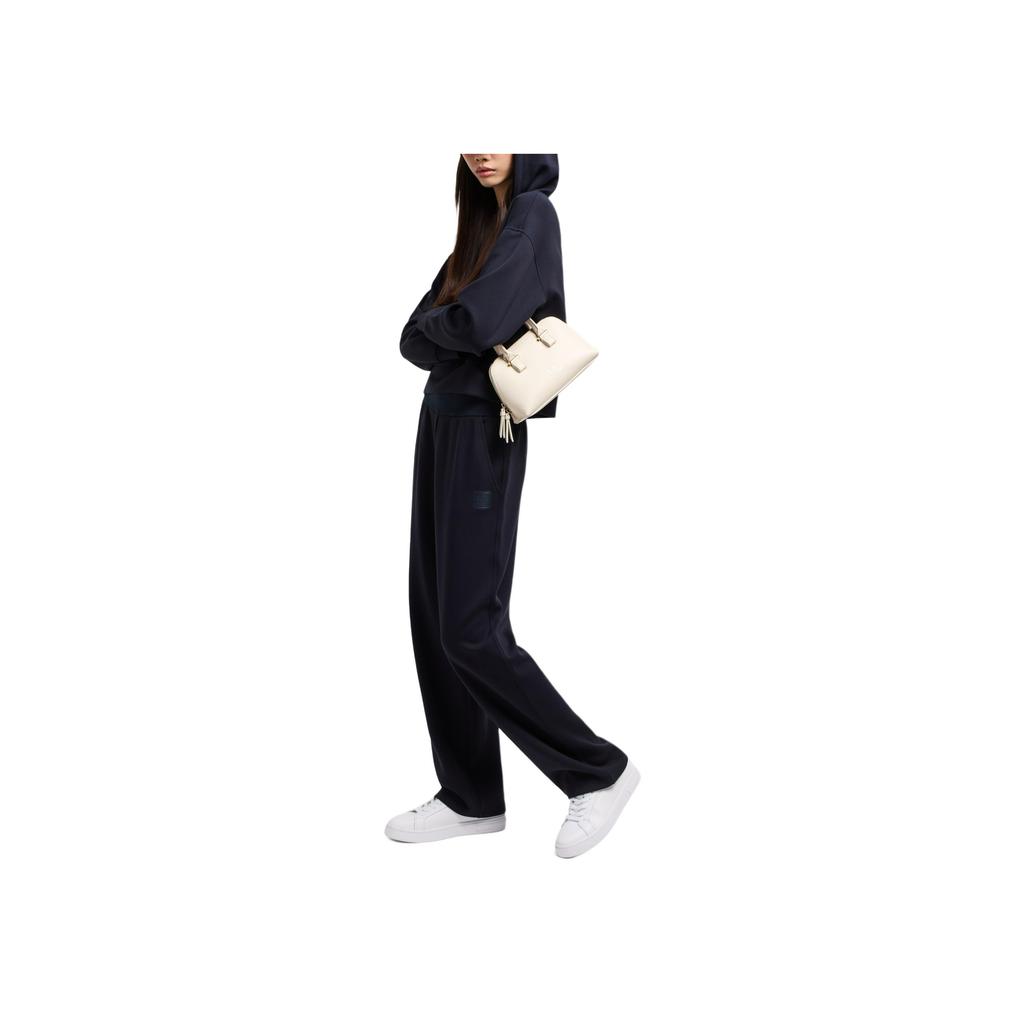 Armani Exchange Loose Long Straight Drop Casual Pants Women bottoms Navy-Blue XW000508-AF12819-UB100
