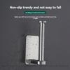 1Pc Stainless Steel Toilet Paper Holder - No Drilling Required Self-Adhesive Freestanding Bathroom And Kitchen Roll Holder With Brushed Finish