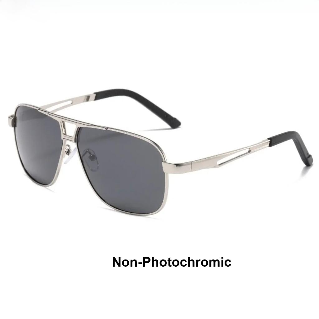 Men Driving Chameleon Sun Glasses for Day and Night Dual-use Male Color Change Lens Vision Polarized Pochromic UV Sunglasses