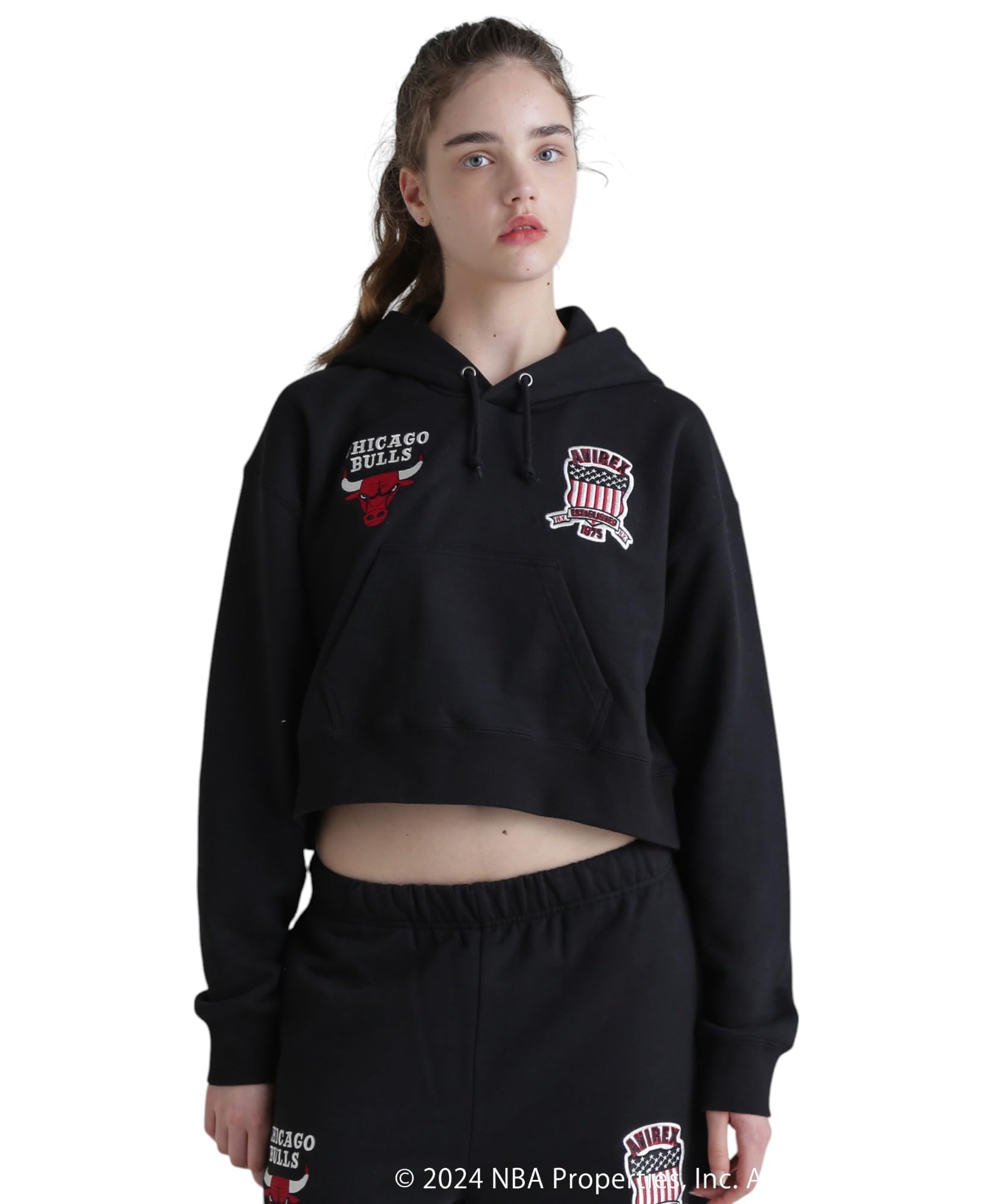 

AVIREX Худи NBA размера F, женская, 100, красная, 783-5131605