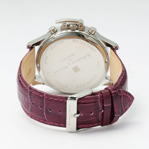 Salvatore Marra Stainless Steel Multi-Calendar SM23101-SSPL Men's