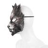 Maschera Animale alla Moda in Poliestere a Mezzo Volto per Cosplay, Halloween e Attività di Role Playing Forniture per Feste Cosplay